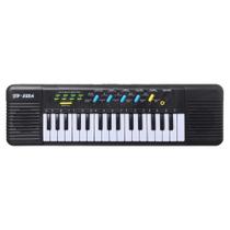 Piano Teclado Musical Infantil Eletrônico Karaoke Microfone - Zein