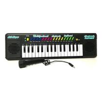 Piano Teclado Musical Infantil Sons Eletrônico 32 Teclas Com Microfone Embutido