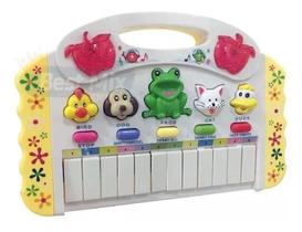 Piano Teclado Musical Infantil Sons Luz Eletrônico Xianda - toys