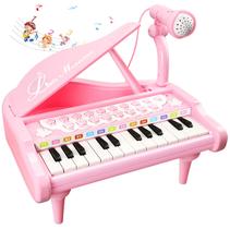 Piano Toy Love&Mini Pink para meninas de 1 ano ou mais com microfone Piano Toy Love&Mini Pink para meninas de 1 ano ou mais com microfone