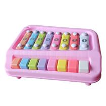 Piano Xilofone Musical Infantil com Baquetas Polibrinq