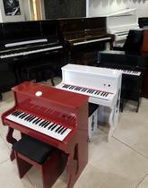 Pianos Infantil Albach Vermelho - Brinquedo de Luxo e Elegância - Albach Pianos