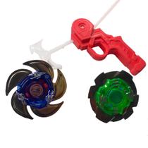 Pião Beyblade Com Lançador Brinquedo Divertido Batalha