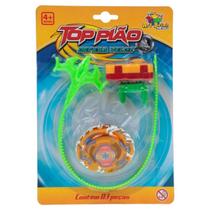 Pião Defesa Com Disparador Blayblade Lançador Brinquedo Infantil Pião Defesa Com Disparador Blayblade Lançador Brinquedo Infantil