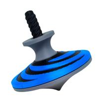 Pião Espiral com Lançador Top Brinquedo Infantil 3d Azul Pião Espiral com Lançador Top Brinquedo Infantil 3d Azul