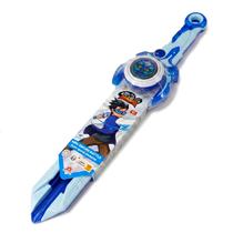 Pião Infinity Nado Mini Sword Com Lançador Espada De Batalha Infantil Pião Infinity Nado Mini Sword Com Lançador Espada De Batalha Infantil