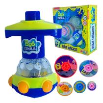 Pião Mágico Brinquedo Infantil Luminoso Bob Esponja