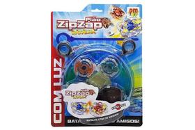 Pião Zip Zap Batalha Com Luz - DM Toys DMT5389