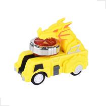 Pião Zip Zap Carrinho Lançador Dino Tiger Beyblade Infantil