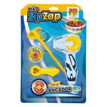 Pião Zip Zap com Lançador e Luz DMT6296 - Dm Toys