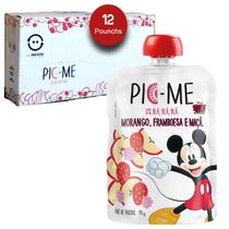 Pic-Me Disney Morango, Framboesa E Maçã 90G (12 Unidades)