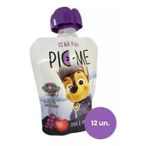 PIC ME UVA E MAÇÃ PATRULHA CANINA POUCH 12x90G