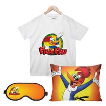 Pica Pau Camisa, Almofada e Máscara de dormir