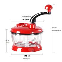 Picador De Alho Multifuncional, Cortador De Vegetais, Moedor De Carne Manual, Triturador De Cebola E