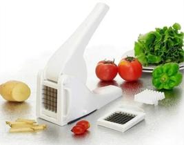 Picador De Legumes Frutas E Verduras Com 2 Lâminas Em Inox