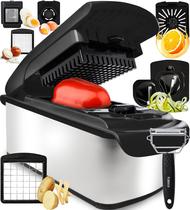 Picador de vegetais Fullstar 9 em 1 com espiralizador de aço inoxidável