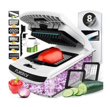 Picador de vegetais Fullstar com espiralizador e recipiente