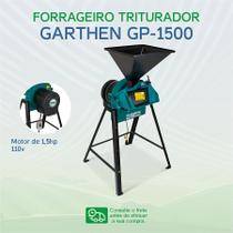 Picador e Triturador Forrageiro GP-1500 c/ Motor 1,5CV 127V/60HZ Monofásico - Garthen