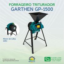 Picador e Triturador Forrageiro GP-1500 c/ Motor 1,5CV 220V/60HZ Monofásico - Garthen