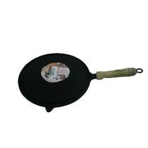 Picanheira em ferro fundido redonda estriada 24CM Picanheira em ferro fundido redonda estriada 24CM