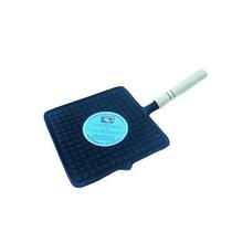 Picanheira quadrada frisada em ferro fundido 22X22CM