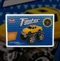 Picape Faster Off Road Amarelo Rodas Gigantes - Usual Picape Faster Off Road Amarelo Rodas Gigantes - Usual