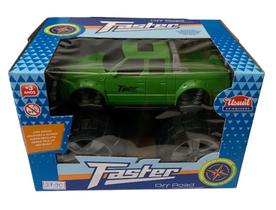 Picape Faster Off Road Verde Rodas Gigantes - Usual Picape Faster Off Road Verde Rodas Gigantes - Usual