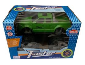 Picape Faster Off Road Verde Rodas Gigantes - Usual