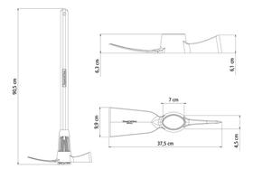 Picareta Chibanca Tramontina em Aço Tamanho 4 com Cabo de Madeira 90 cm Picareta Chibanca Tramontina em Aço Tamanho 4 com Cabo de Madeira 90 cm