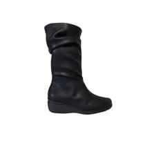 Piccadilly Maxi Bota Anabela Cano Longo Salto 4 cm Ref. 117138 - Piccadilly Maxi Bota Anabela Cano Longo Salto 4 cm Ref. 117138 -