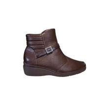 Piccadilly Maxi Bota Cano Curto Anabela Feminino Ref. 117136 - Piccadilly Maxi Bota Cano Curto Anabela Feminino Ref. 117136 -