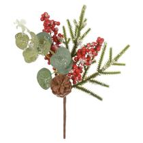PICK BERRY ACUCARADO C/PINHA (VERMELHO) 23cm