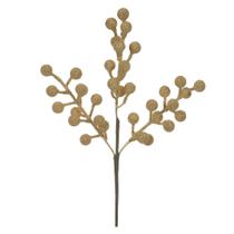 Pick Berry Natal Dourado Matte 25cm