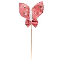 Pick de Páscoa Orelhas Florais - Rosa - 1 unidade - Cromus - Rizzo