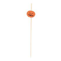 Pick Decorativo Abóbora Laranja Halloween 12 Un - Cromus