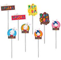 Pick Decorativo Brilho de Páscoa - 12 unidades - Cromus - Rizzo