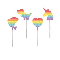 Pick Decorativo Festa Fidget Toys - 12 unidades - Cromus - Rizzo Pick Decorativo Festa Fidget Toys - 12 unidades - Cromus - Rizzo