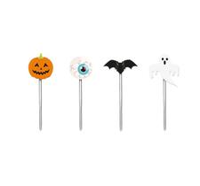 Pick Decorativo Halloween - Doces ou Travessuras - 12 unidades - Cromus - Rizzo Pick Decorativo Halloween - Doces ou Travessuras - 12 unidades - Cromus - Rizzo