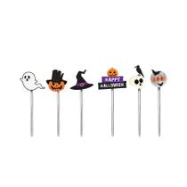 Pick Decorativo Halloween - Scary Night - 12 unidades - Cromus - Rizzo Pick Decorativo Halloween - Scary Night - 12 unidades - Cromus - Rizzo