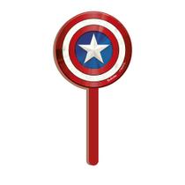 Pick Decorativo MDF Capitão América Avengers - 01 Unidade - Festcolor - Rizzo