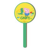Pick Decorativo MDF George Individual Peppa Pig - 1 Unidade - Festcolor - Rizzo. Pick Decorativo MDF George Individual Peppa Pig - 1 Unidade - Festcolor - Rizzo.