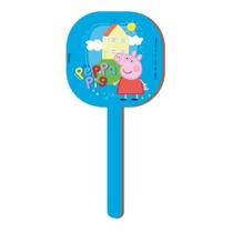 Pick Decorativo MDF Peppa Pig Individual - 1 Unidade - Festcolor - Rizzo. Pick Decorativo MDF Peppa Pig Individual - 1 Unidade - Festcolor - Rizzo.