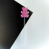 Pick Decorativo - Urso Pink - 10 unidades - Nelyzoca - Rizzo