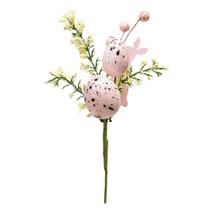 Pick Galho com Ovos para Decoração de Páscoa 19cm