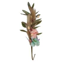 Pick Galhos e Flores - Rosa/Ciano 38cm - 1 unidade - Rizzo