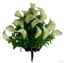 Pick Mini Copos Leite Flor Artificial Arranjo Decoração