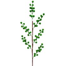 Pick natalino Azevinho Berry de veludo verde 64 cm Pick natalino Azevinho Berry de veludo verde 64 cm