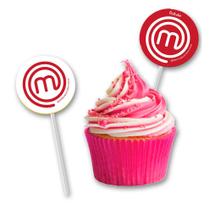 Pick p/ Docinhos Festa Master Chef - 8 unidades - Festcolor - Festas