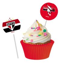 Pick p/ Docinhos Festa São Paulo - 08 unidades - Festcolor - Festas