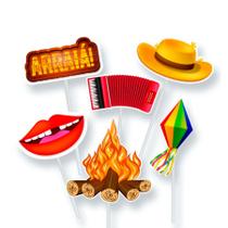 Pick para Docinhos de Festa Junina - Sortido - 12 unidades - Rizzo